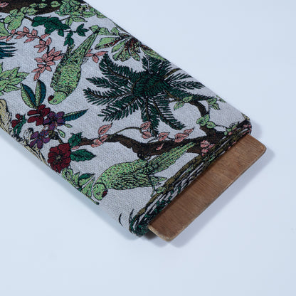 Tropical Jungle Animal Cotton Blend Jacquard (Sku: JDD-425)