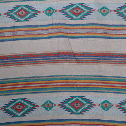 Multicolor Geometric Design Cotton Jacquard (Sku: JDD-429)