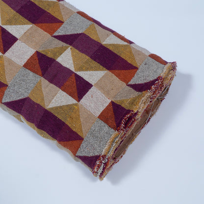Multicolor Geometric Cotton Blend Jacquard | SKU: JDD-435