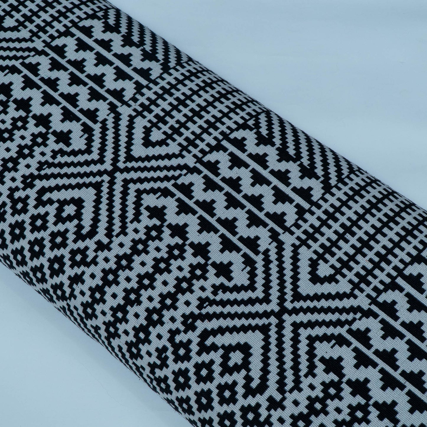 Black & White Abstract Cotton Blend Jacquard | SKU: JDD-43