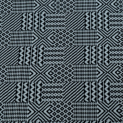 Black & White Abstract Cotton Blend Jacquard | SKU: JDD-43
