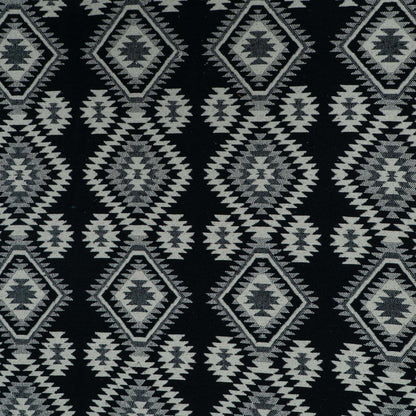 Black & White Abstract Design Cotton Blend Jacquard | SKU : JDD-449