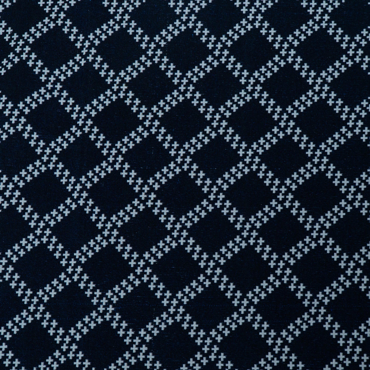 Blue & White Design Cotton Blend Jacquard | SKU: JDD-463