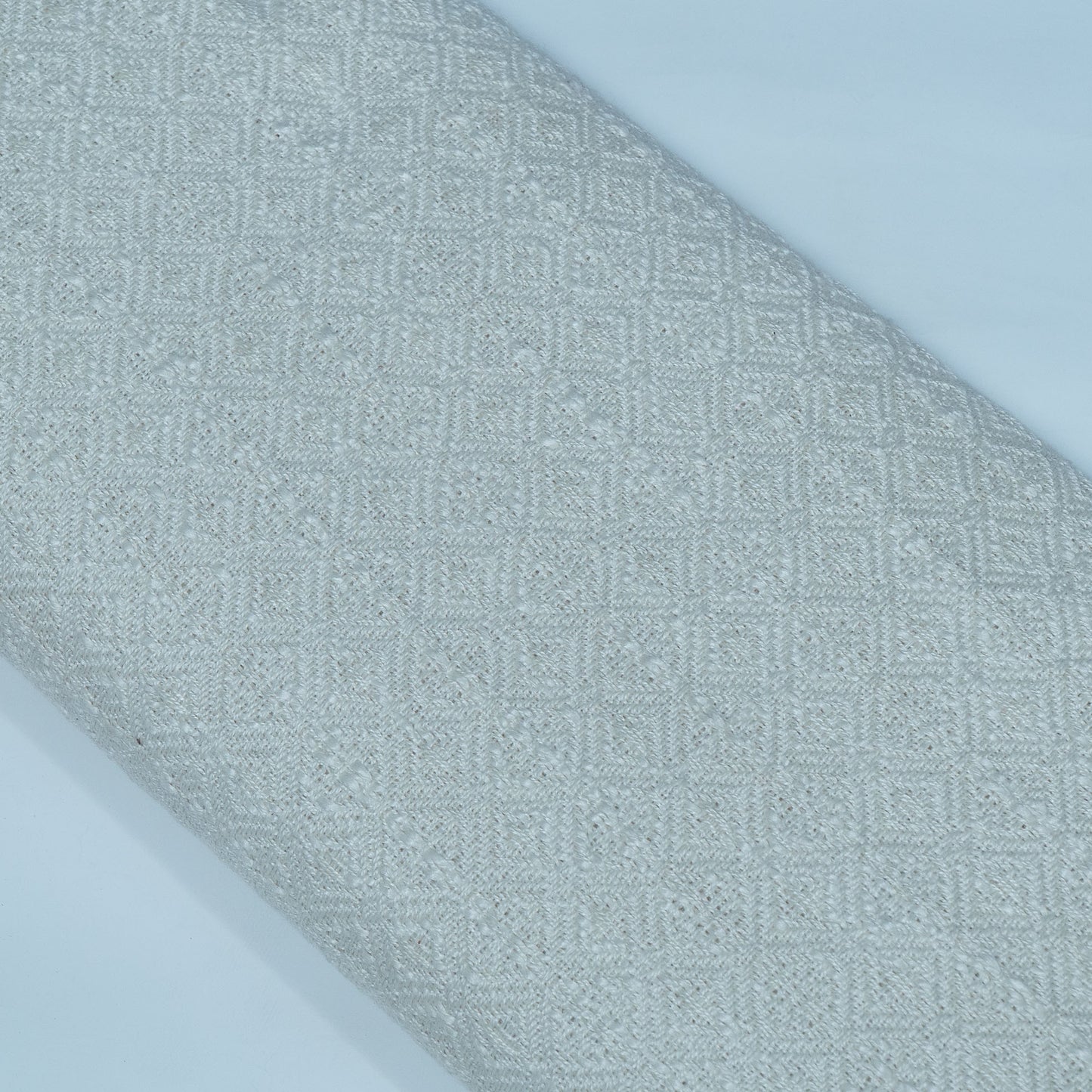Off White Dyeable Textured Cotton Jacquard | SKU : JDD-467