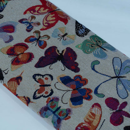 Multicolor Butterfly Design Cotton Blend Jacquard | SKU: JDD-474
