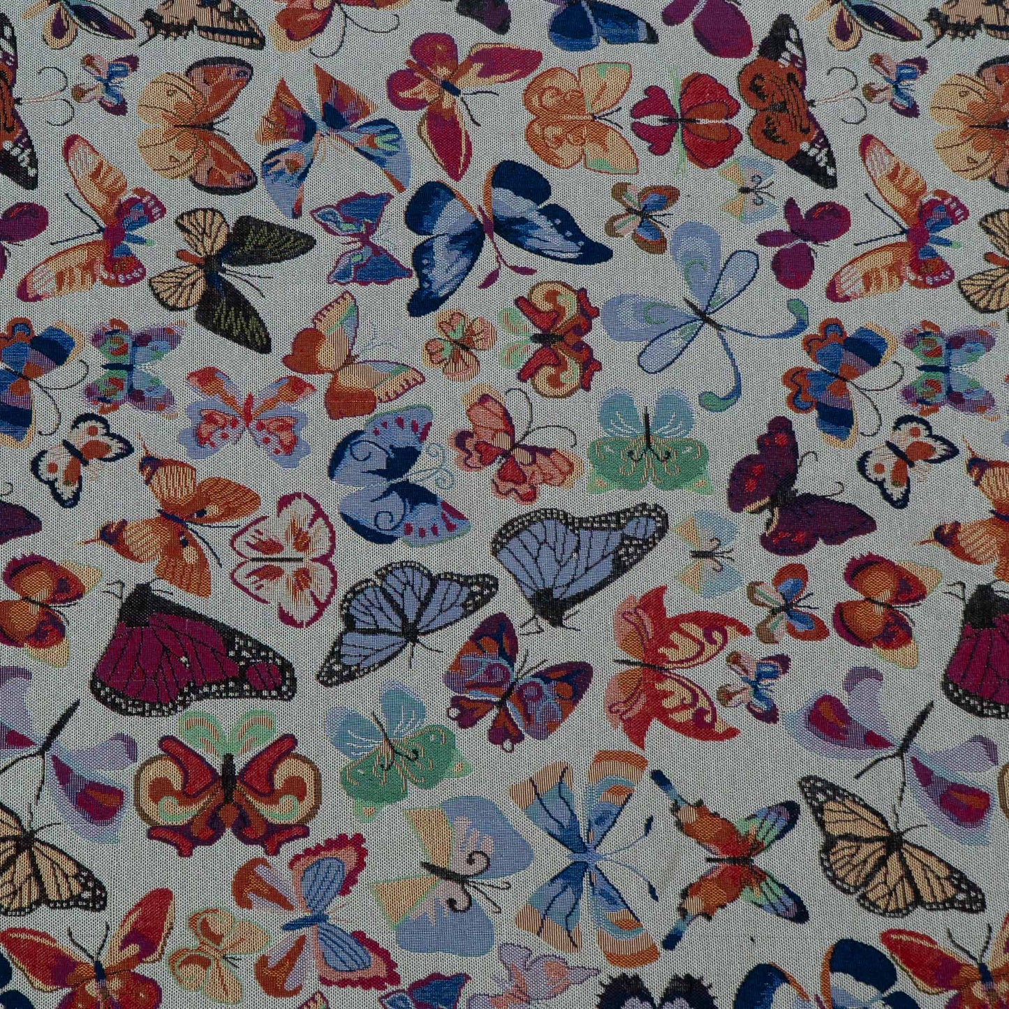 Multicolor Butterfly Design Cotton Blend Jacquard | SKU: JDD-474