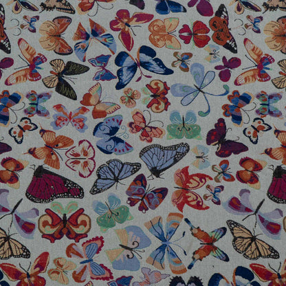 Multicolor Butterfly Design Cotton Blend Jacquard | SKU: JDD-474