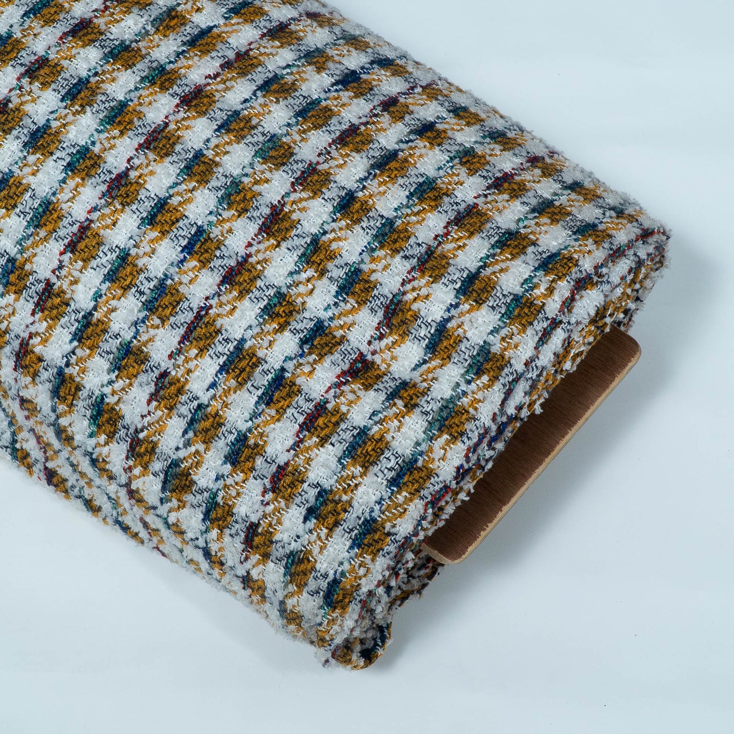 Multicolor Tweed Cotton Blend Jacquard | SKU: JDD-476