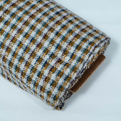 Multicolor Tweed Cotton Blend Jacquard | SKU: JDD-476