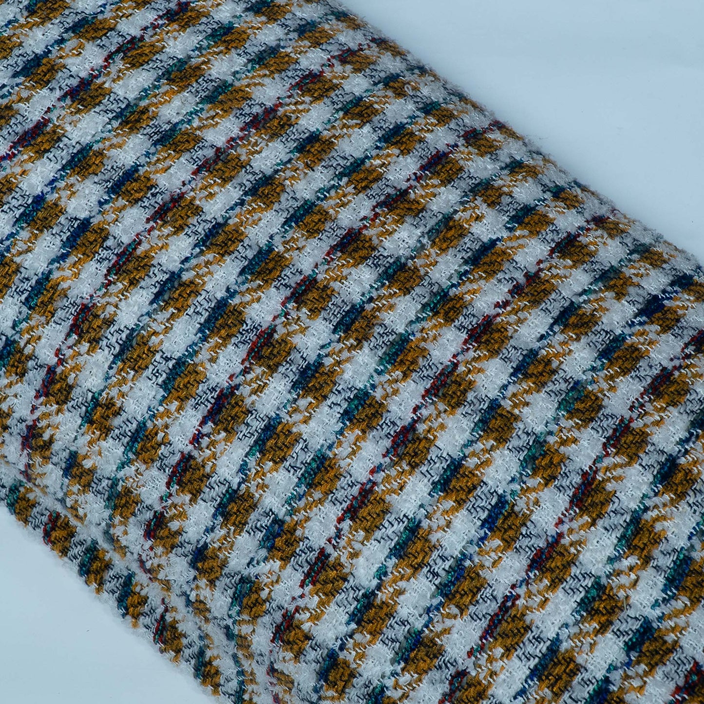 Multicolor Tweed Cotton Blend Jacquard | SKU: JDD-476