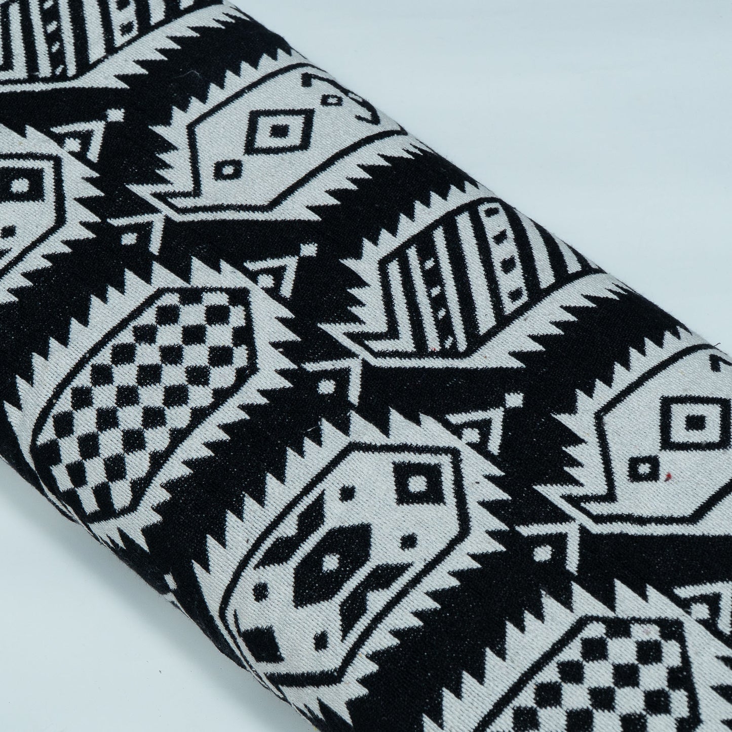 Black & White Abstract Design Cotton Blend Jacquard | SKU: JDD-486