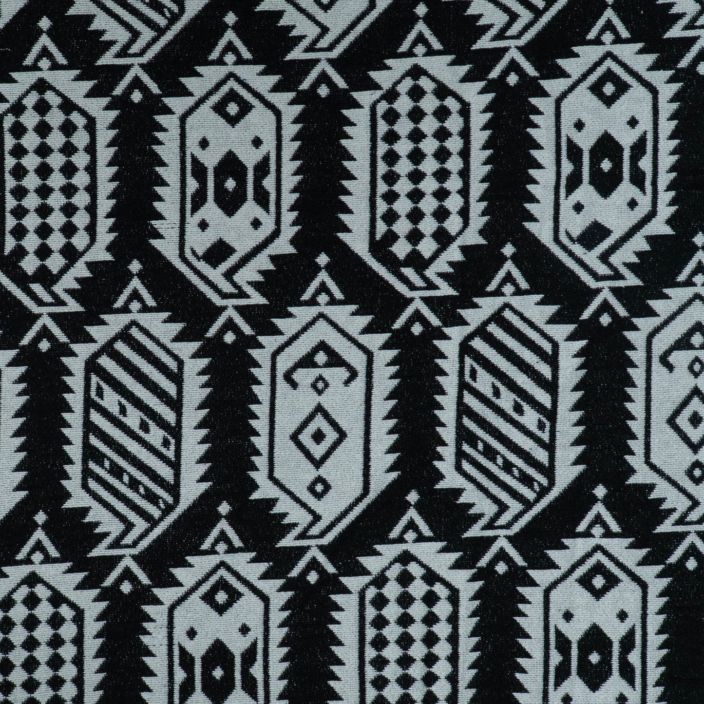 Black & White Abstract Design Cotton Blend Jacquard | SKU: JDD-486