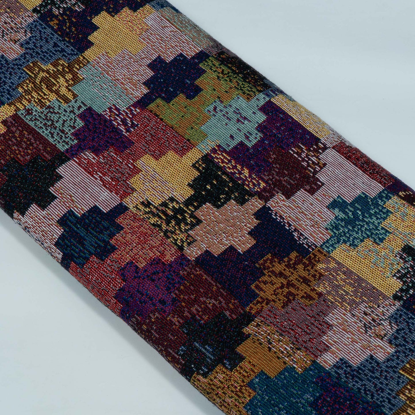 Multicolor Abstract Design Cotton Blend Jacquard | SKU : JDD-492