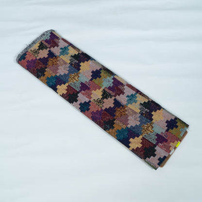Multicolor Abstract Design Cotton Blend Jacquard | SKU : JDD-492