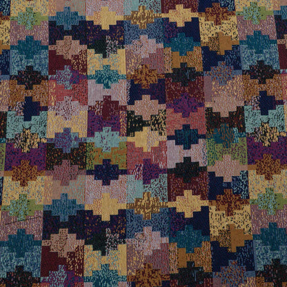 Multicolor Abstract Design Cotton Blend Jacquard | SKU : JDD-492