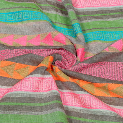 Multicolor Lightweight Cotton Acrylic Jacquard | SKU: JDD-495