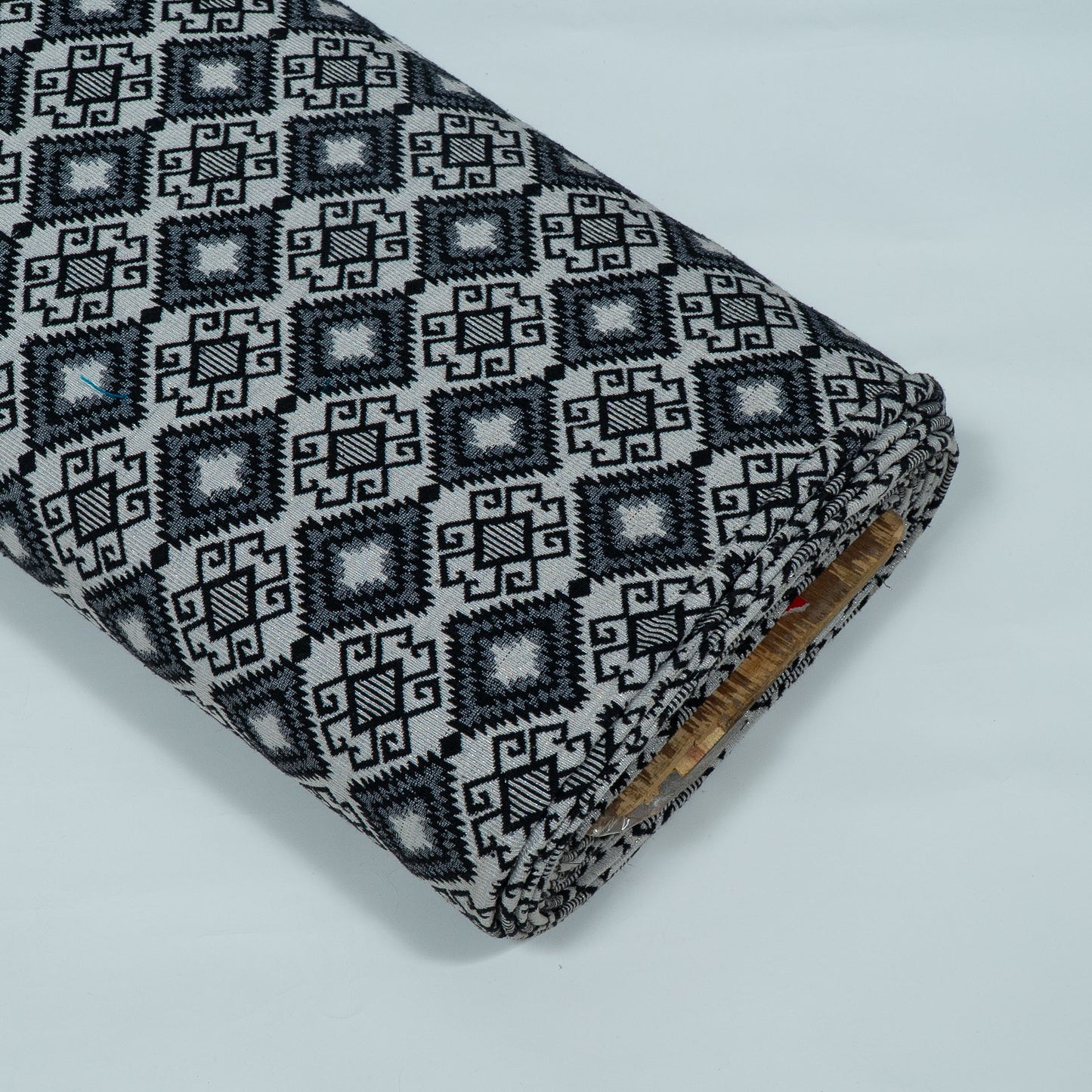 Black & Lurex Cotton Blend Jacquard | SKU: JDD-496