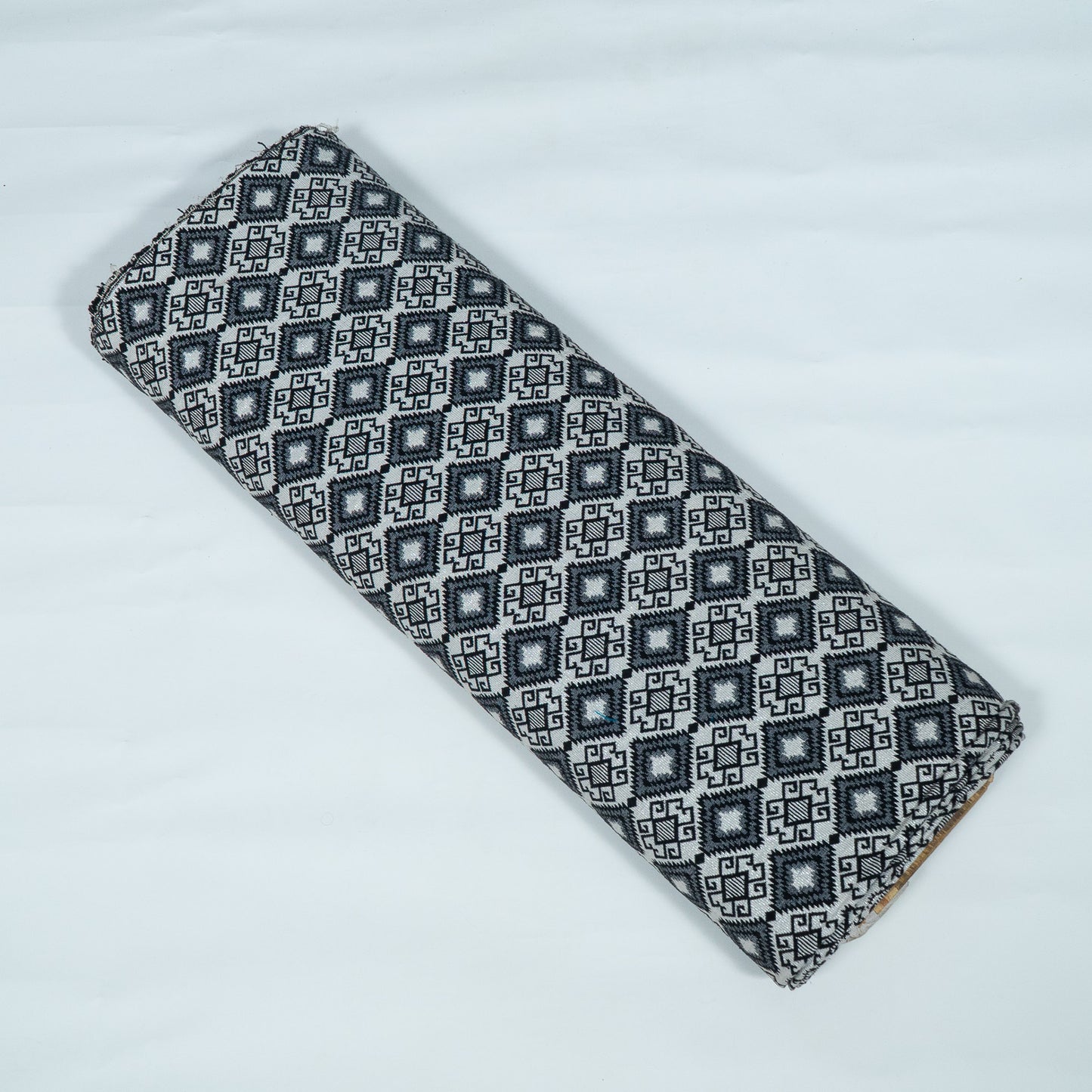 Black & Lurex Cotton Blend Jacquard | SKU: JDD-496