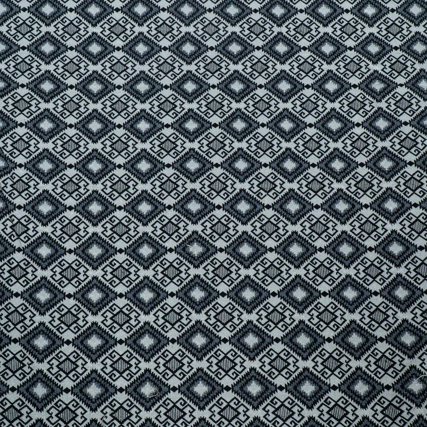 Black & Lurex Cotton Blend Jacquard | SKU: JDD-496