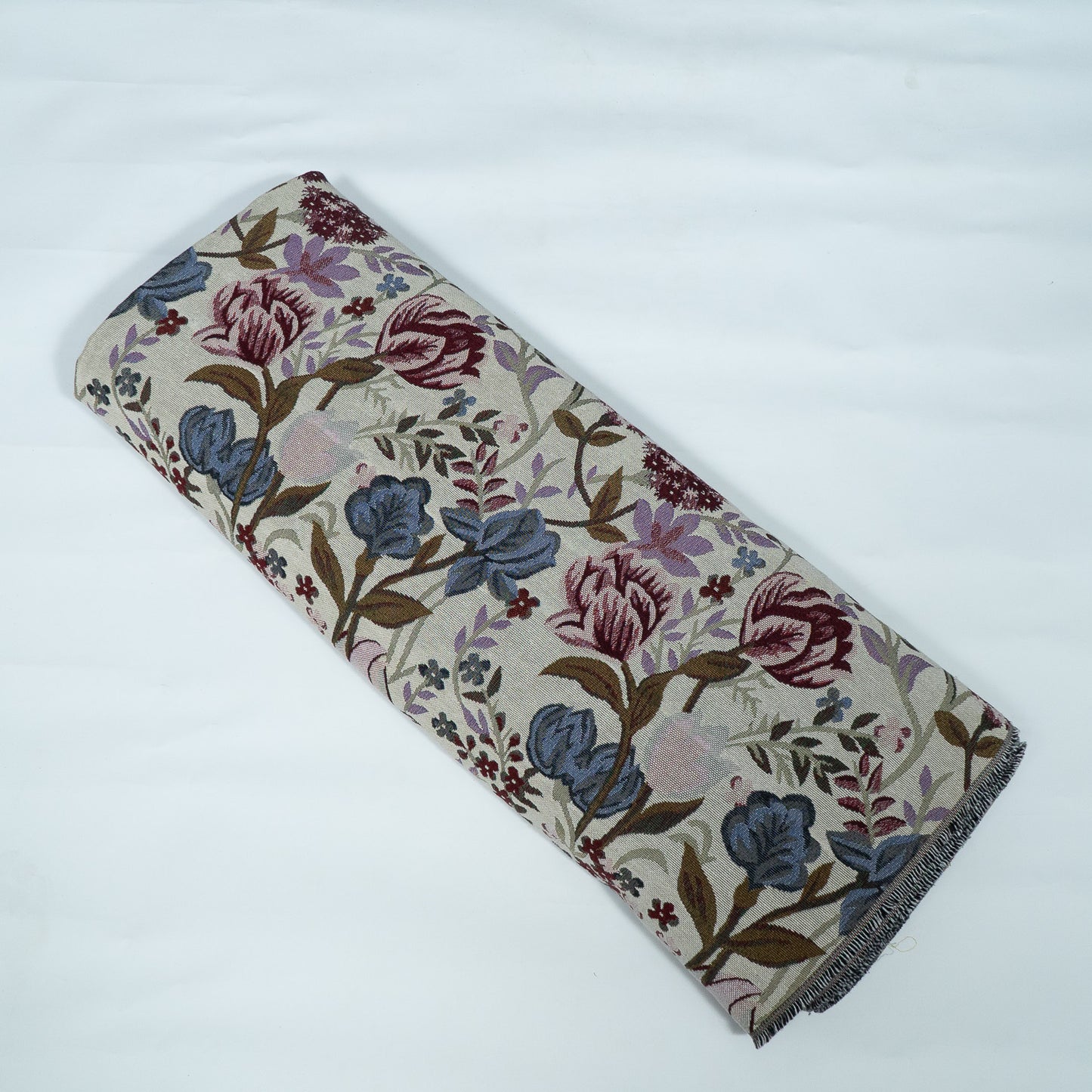 Off White Base Floral Design Cotton Blend Jacquard | SKU: JDD-498