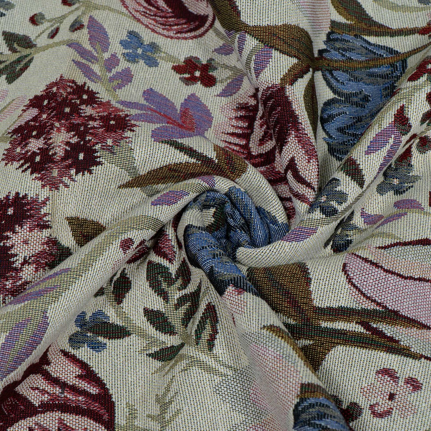 Off White Base Floral Design Cotton Blend Jacquard | SKU: JDD-498