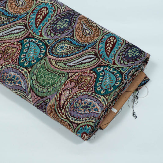 Multicolor Paisley Design Cotton Blend Jacquard | SKU: JDD-500
