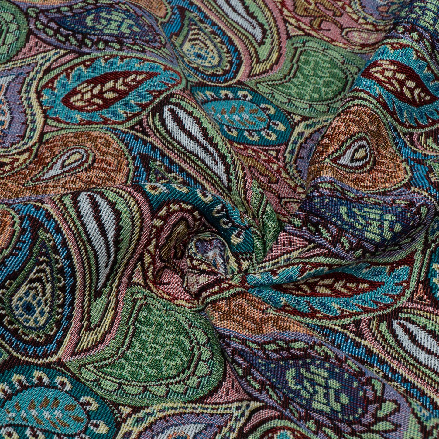 Multicolor Paisley Design Cotton Blend Jacquard | SKU: JDD-500