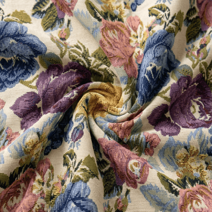 Multicolor Floral Design Cotton Blend Jacquard | SKU: JDD-516