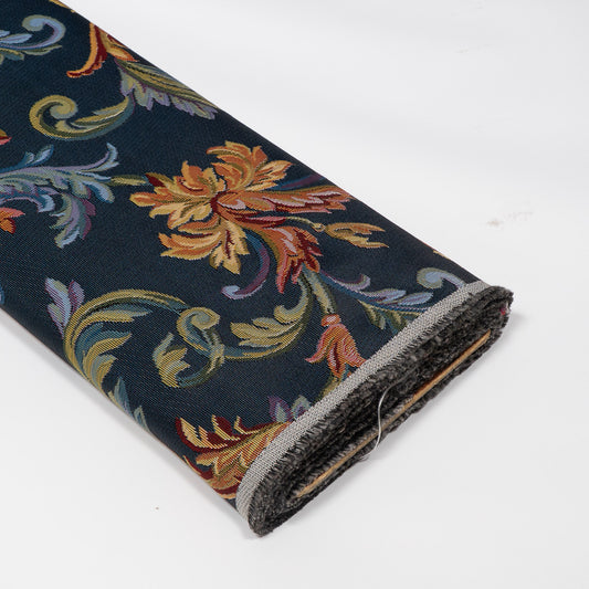 Multicolor Floral Polyester Jacquard Fabric - 54" (137 cm)
