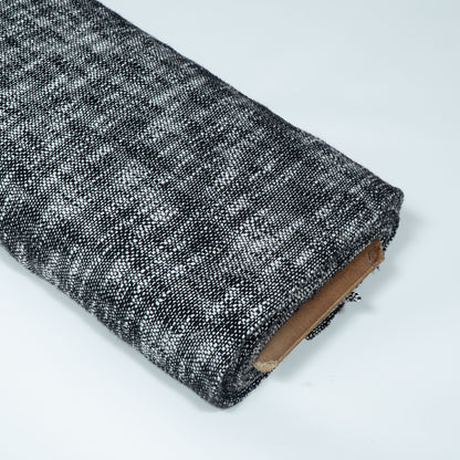 Black & White Cotton Blend Jacquard Fabric - 54" (137 cm)