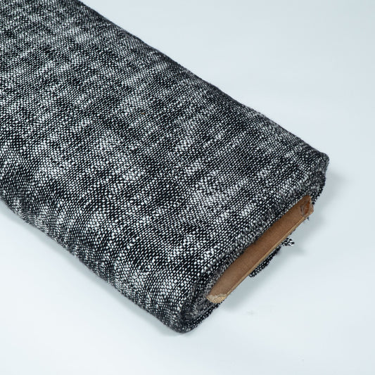 Black & White Cotton Blend Jacquard Fabric - 54" (137 cm)
