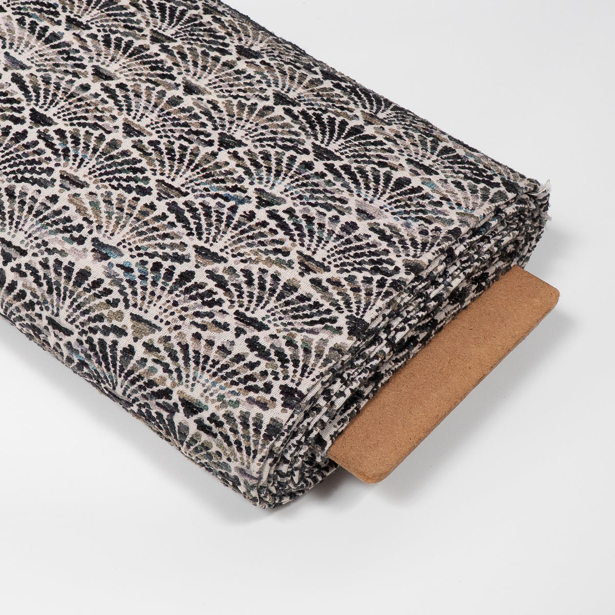 Green, Grey & Black Cotton Blend Jacquard Fabric - 54" (137 cm)