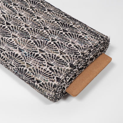 Green, Grey & Black Cotton Blend Jacquard Fabric - 54" (137 cm)