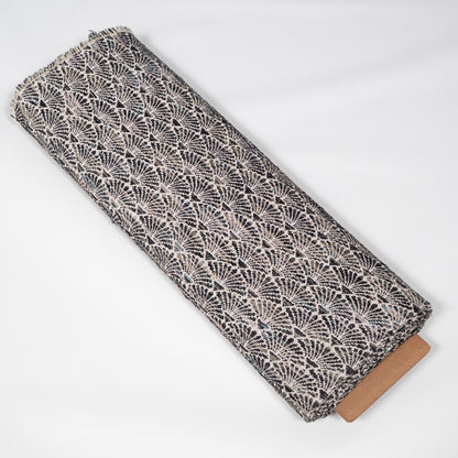 Green, Grey & Black Cotton Blend Jacquard Fabric - 54" (137 cm)
