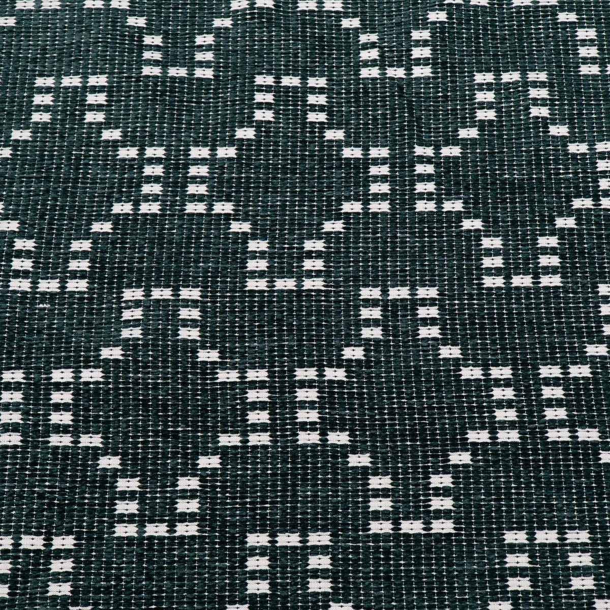 Bottel Green Cotton Velvet Blend Jacquard Fabric for Furnishing | Width: 54"