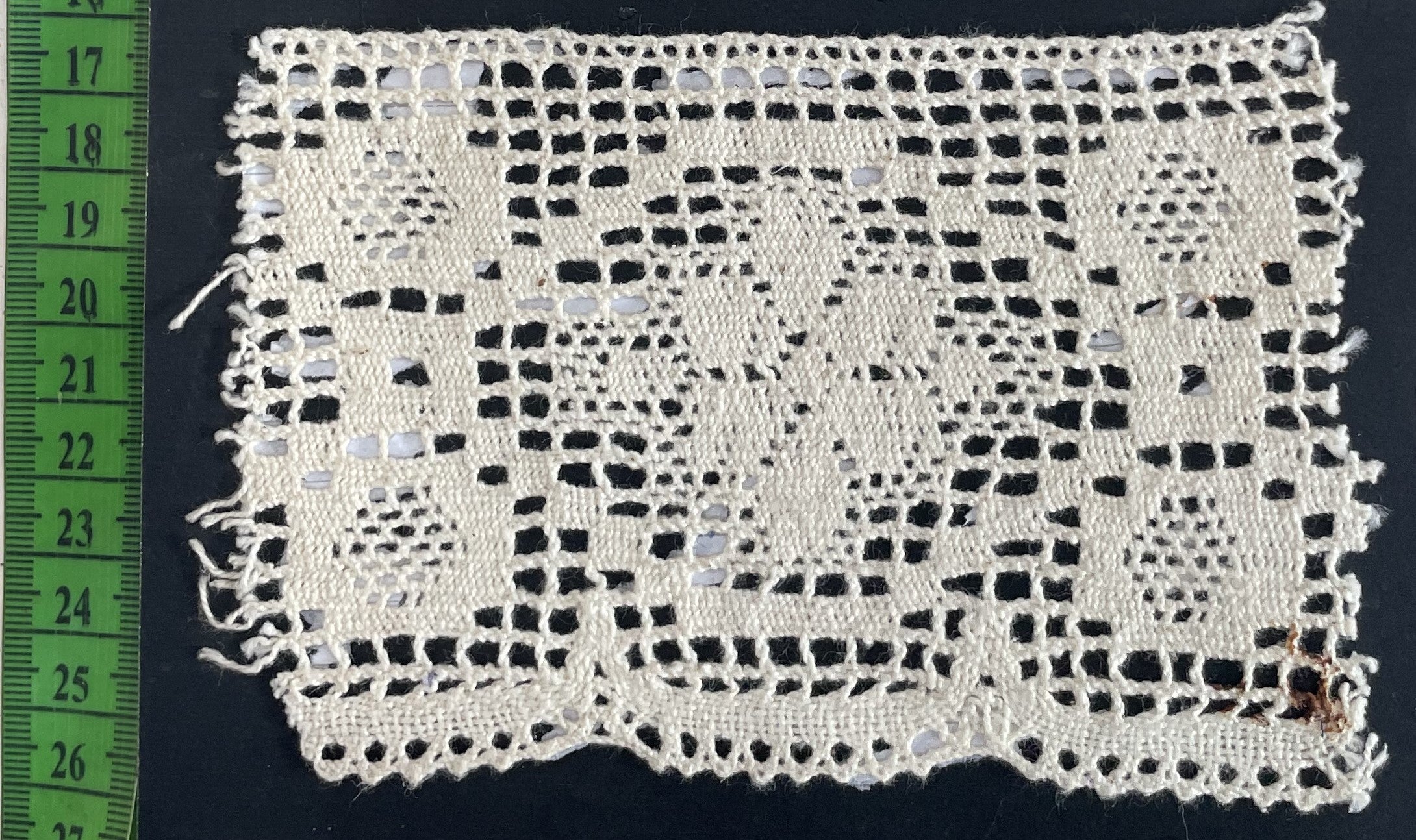 White Dyeable Crochet Lace (Sku: K-125)