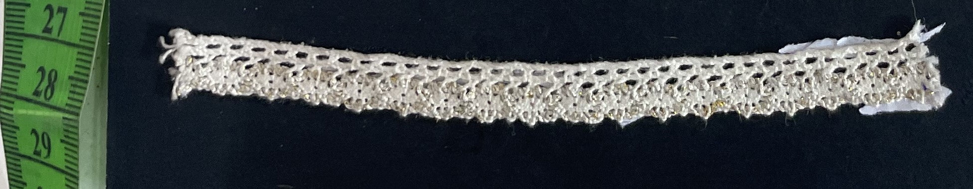 White Dyeable Crochet Lace (Sku: K-126)