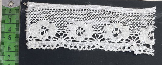 White Dyeable Crochet Lace (Sku: K-127)