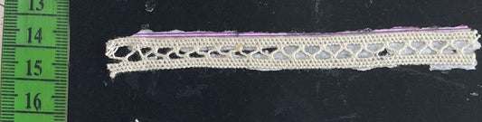 White Dyeable Crochet Lace (Sku: K-129)