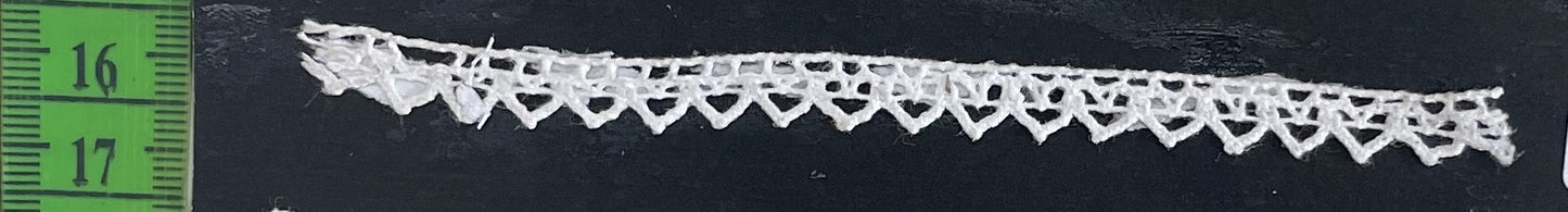 White Dyeable Crochet Lace (Sku: K-138)