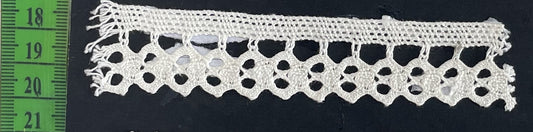 White Dyeable Crochet Lace (Sku: K-139)