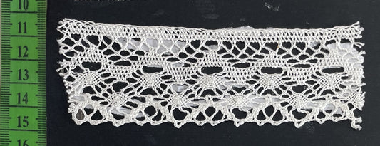 White Dyeable Crochet Lace (Sku: K-153)