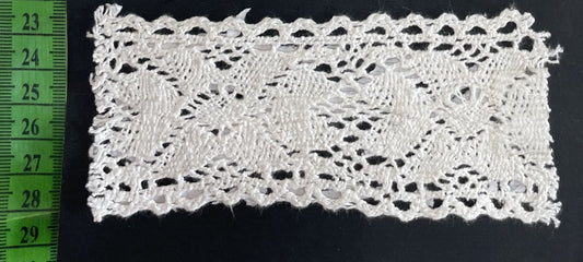 White Dyeable Crochet Lace (Sku: K-155)