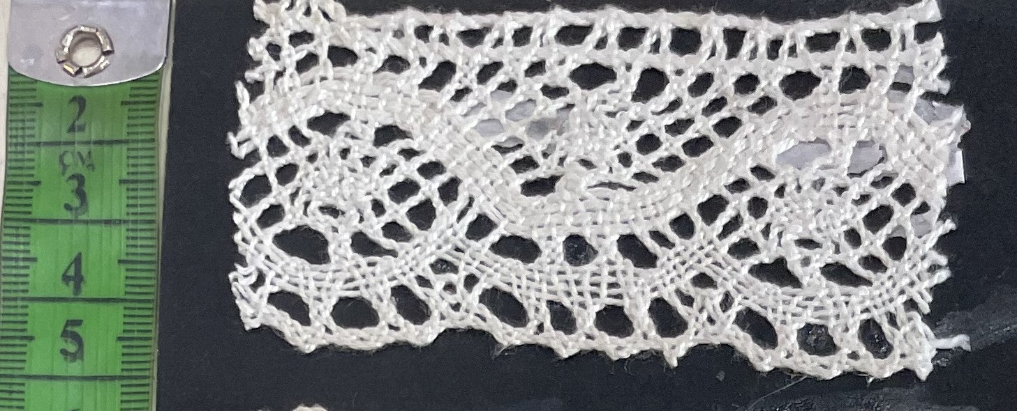 White Dyeable Crochet Lace (Sku: K-161)