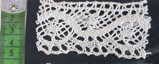 White Dyeable Crochet Lace (Sku: K-161)