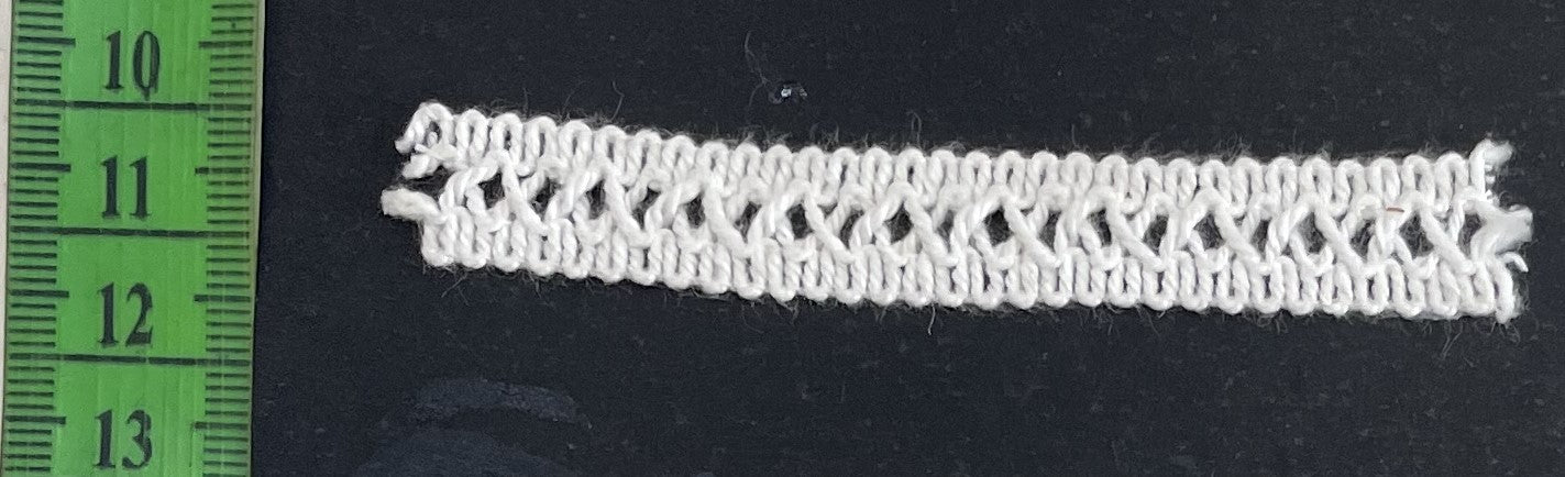 White Dyeable Crochet Lace (Sku: K-167)