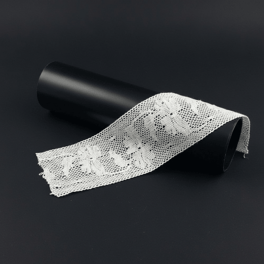 White Dyeable Crochet lace (Width : 1.5 Inch & Sku: K-2)