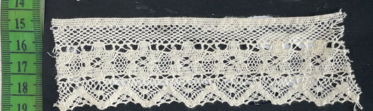White Dyeable Crochet lace (Sku: K-25)