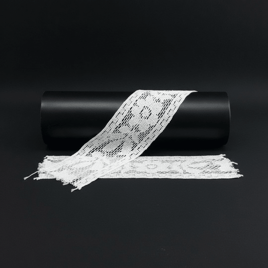 White Dyeable Crochet lace (Width : 2 Inch & Sku: K-31)