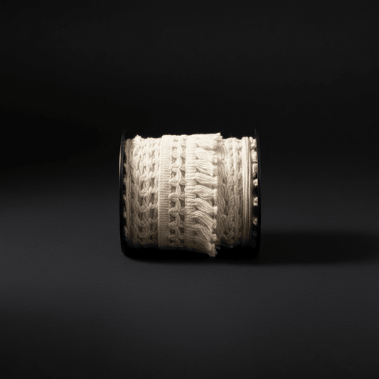 White Dyeable Crochet lace (Width : 1 Inch & Sku: K-32)